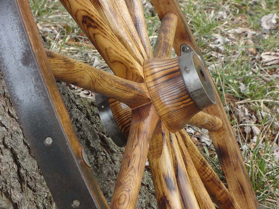 Where can you find rustic wagon wheels for sale?