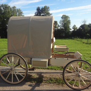 Covered Wagon - Custom Wagon Wheels