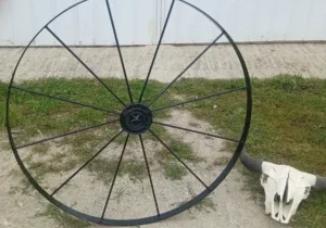 LARGE TEXAS STATE SEAL STEEL WHEELS